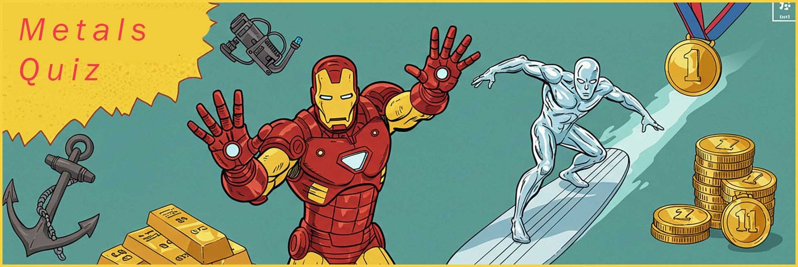 Header image- metals quiz